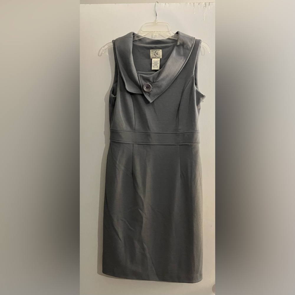 ICE Gray Sleeveless Dress